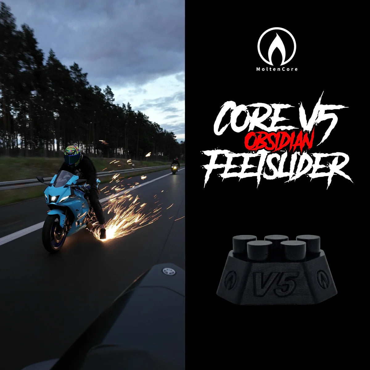 CoreV5 Obsidian Feetslider