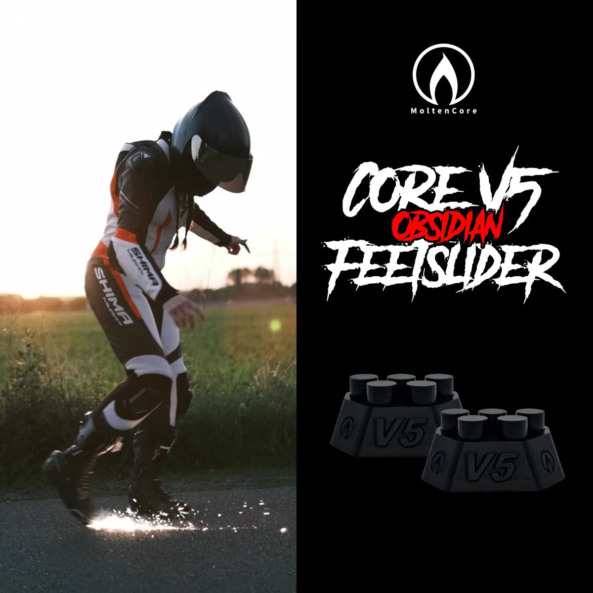 CoreV5 Obsidian Feetslider