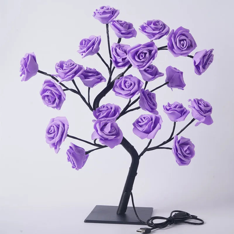 Enchanted Rose LED Lamp