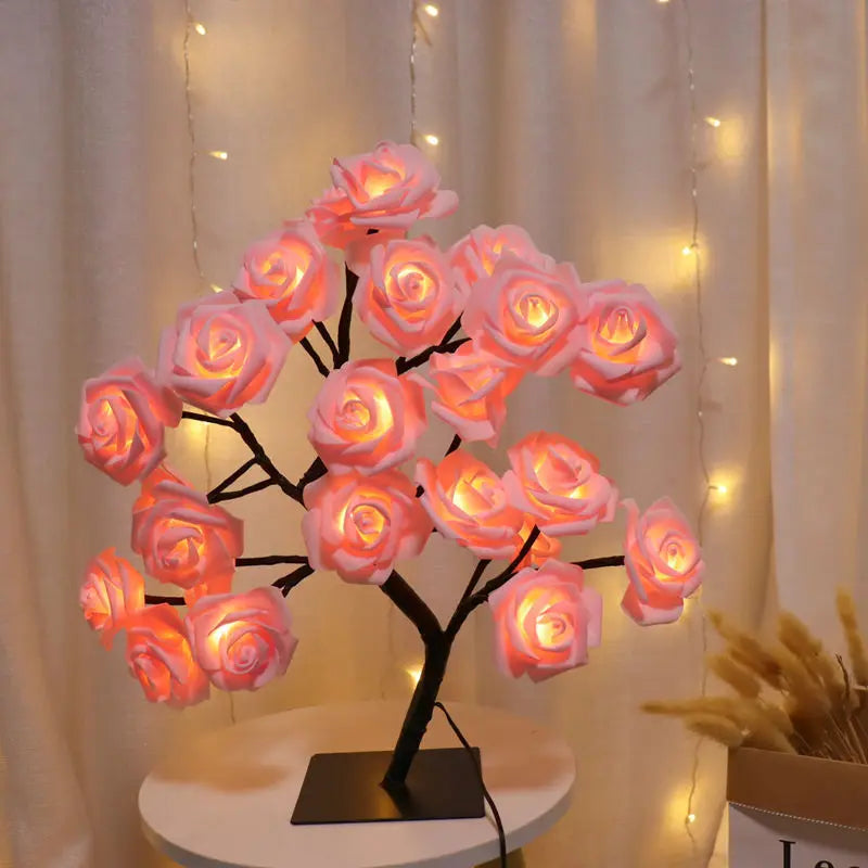 Enchanted Rose LED Lamp