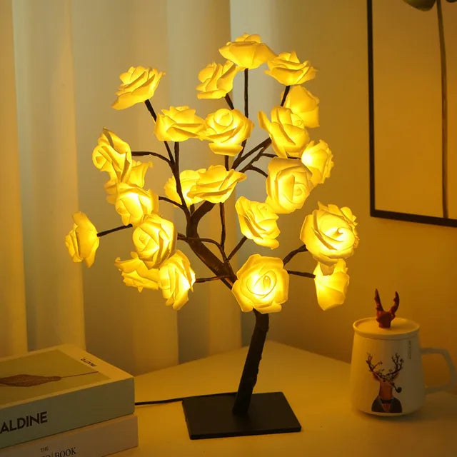 Enchanted Rose LED Lamp