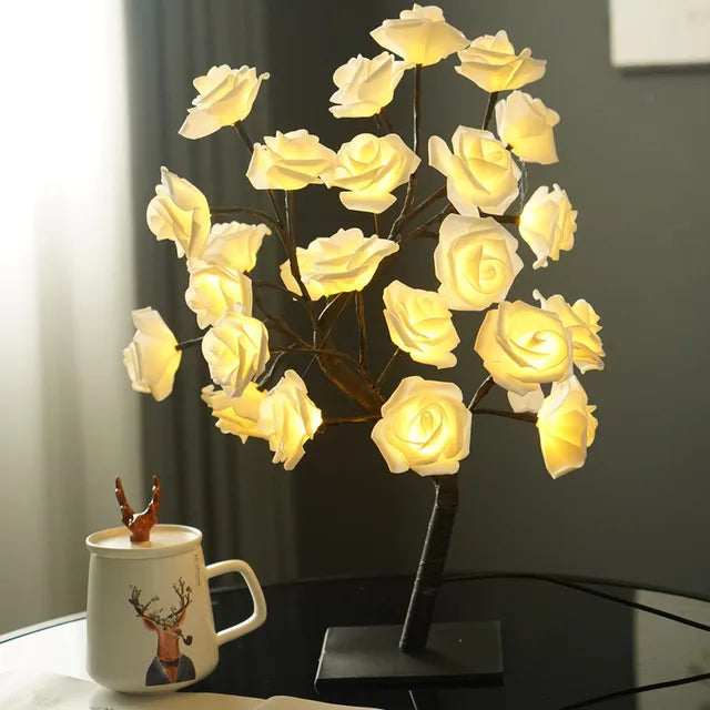 Enchanted Rose LED Lamp