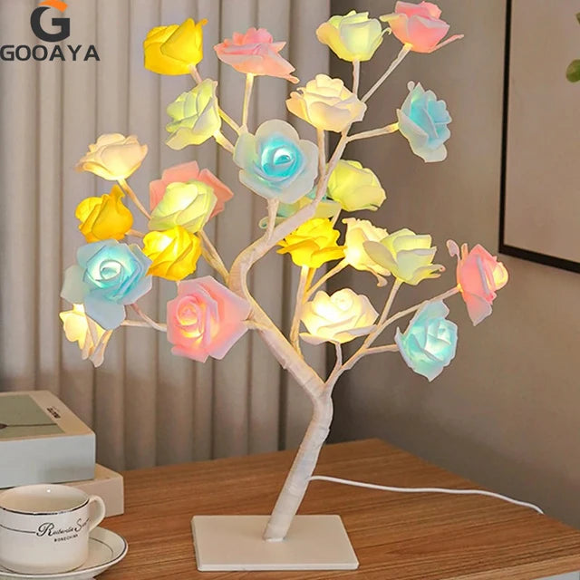 Enchanted Rose LED Lamp