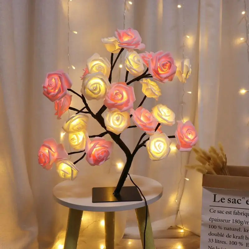 Enchanted Rose LED Lamp