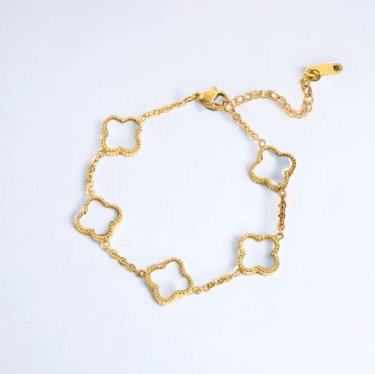 EleganceCrest™ Gold-Plated Bracelet