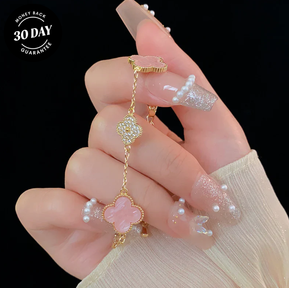 Pink Clover Bracelet